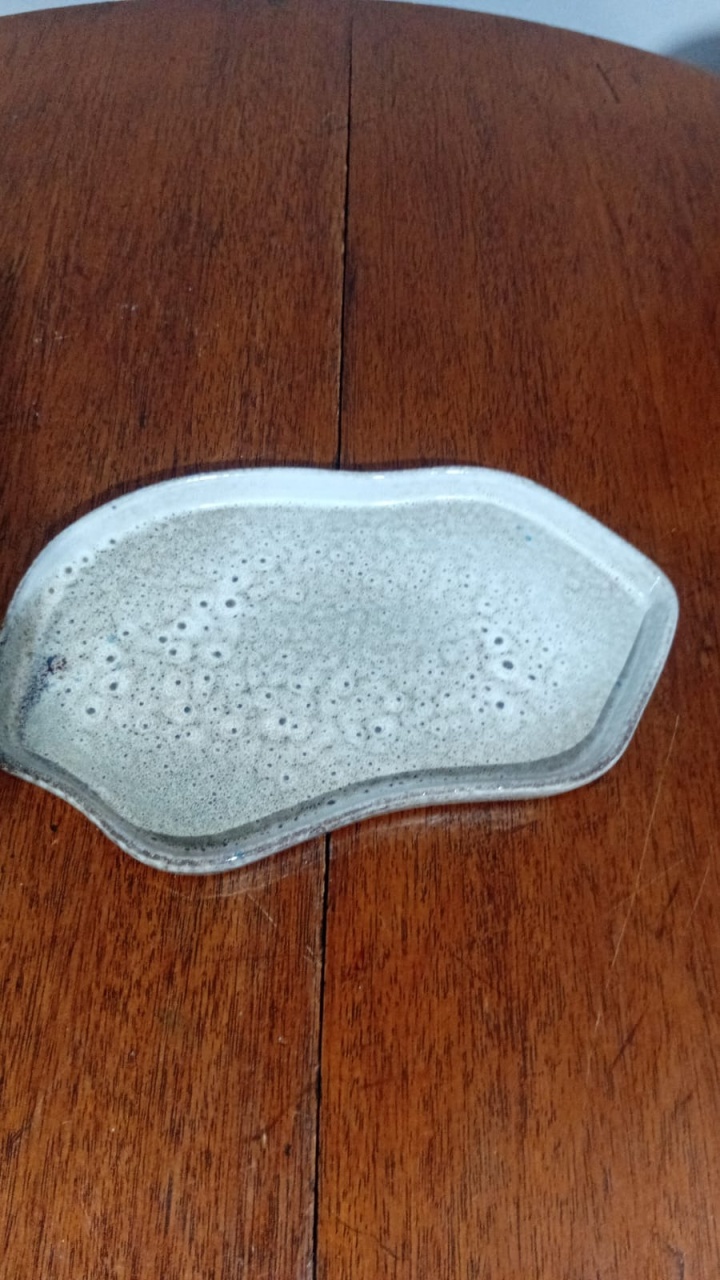 Bandeja P/ Doce Reta Marmorizada 16X24Cm - Beck Decorações