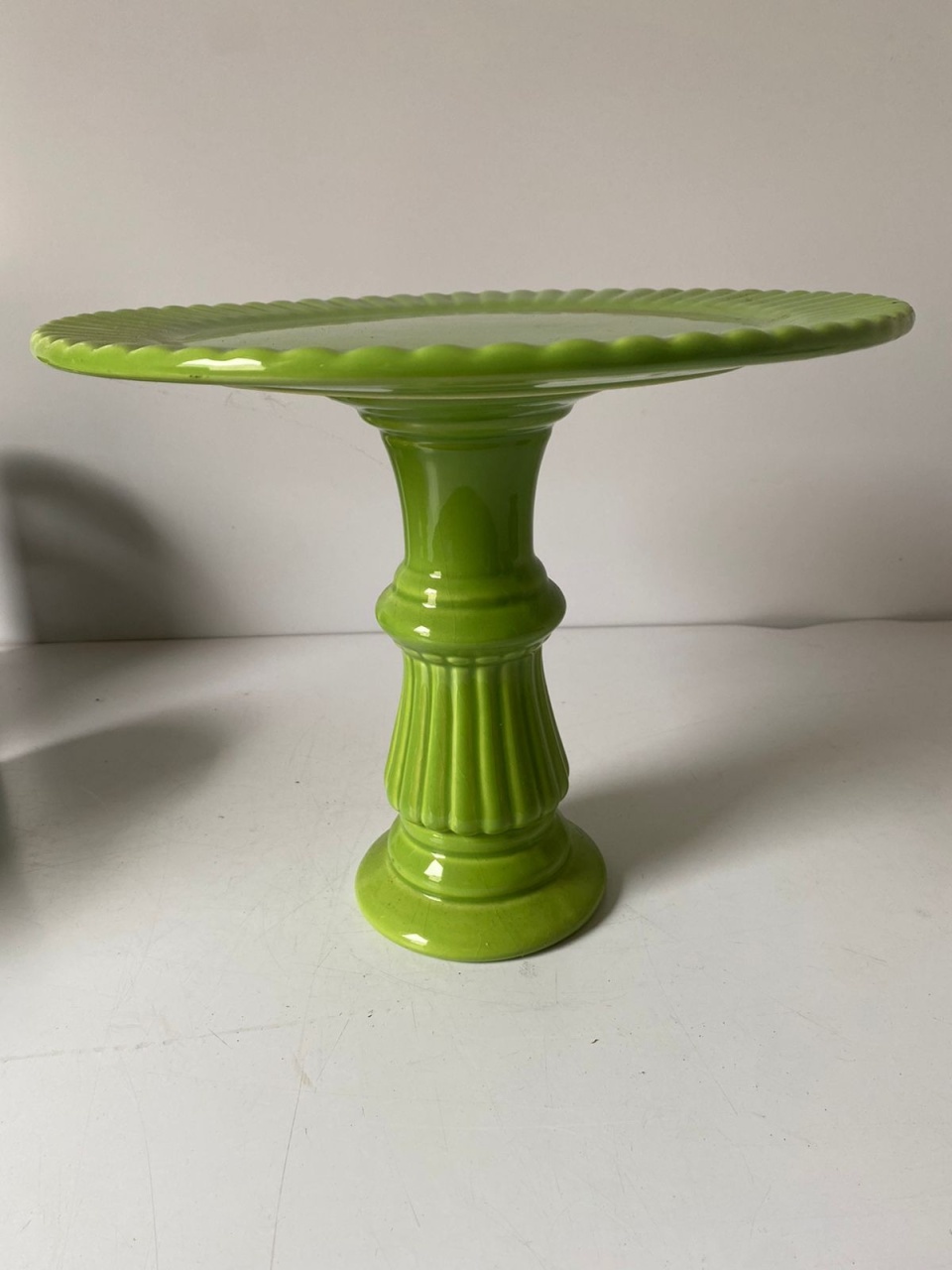 Boleira Pé Riscado Vd 30X25Cm - Beck Decorações