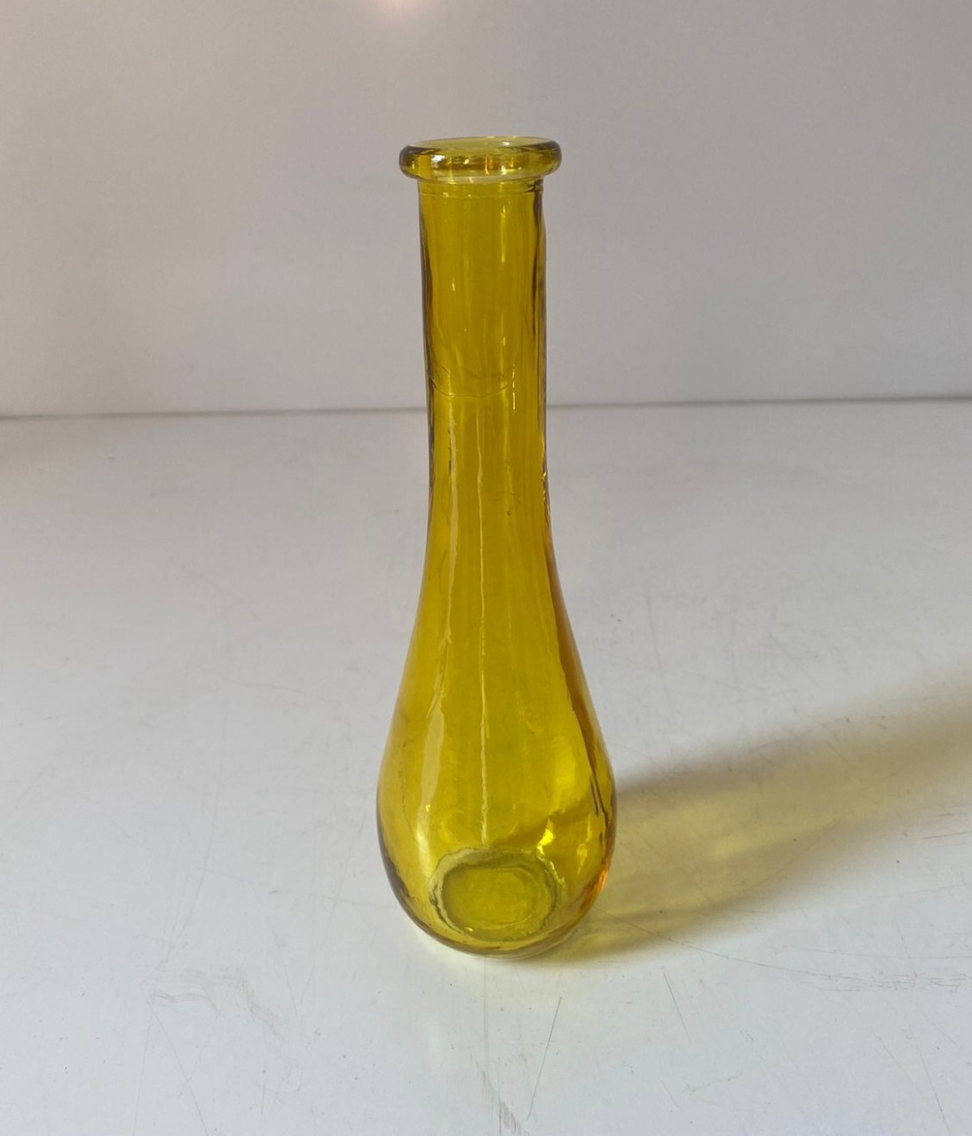 Garrafa Jennie Cristal Am 3X18Cm - Beck Decorações