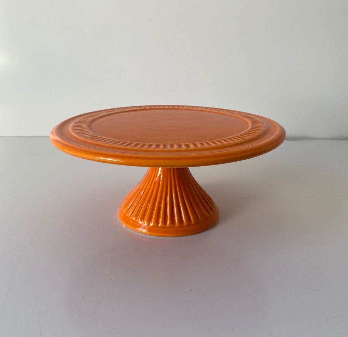Boleira Pés Frisado Lj M 23X10Cm - Beck Decorações