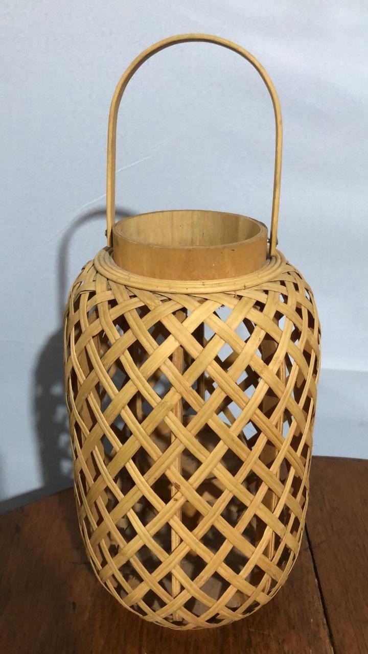 Lanterna Treliça M 11X36,5Cm - Beck Decorações