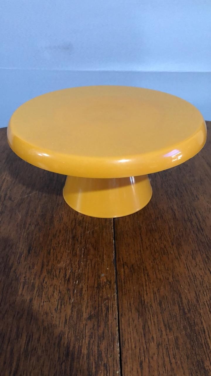 Boleira/Doce Cone Mostarda Pl M 25X13Cm - Beck Decorações