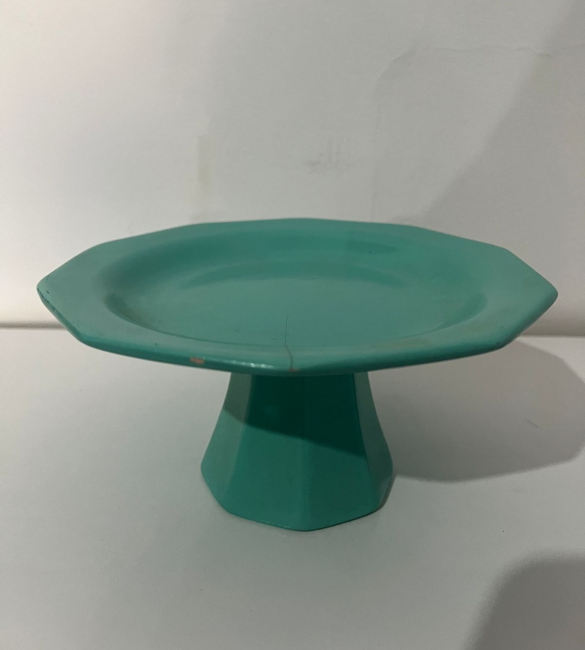 Boleira P Verde Tiffany - Beck Decorações