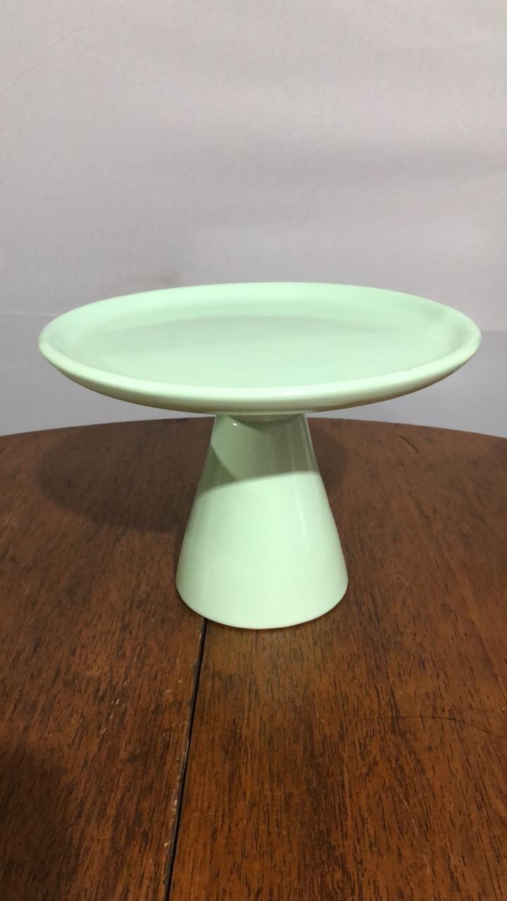 Boleira/Doce Cerâmica Vd 25X18Cm - Beck Decorações