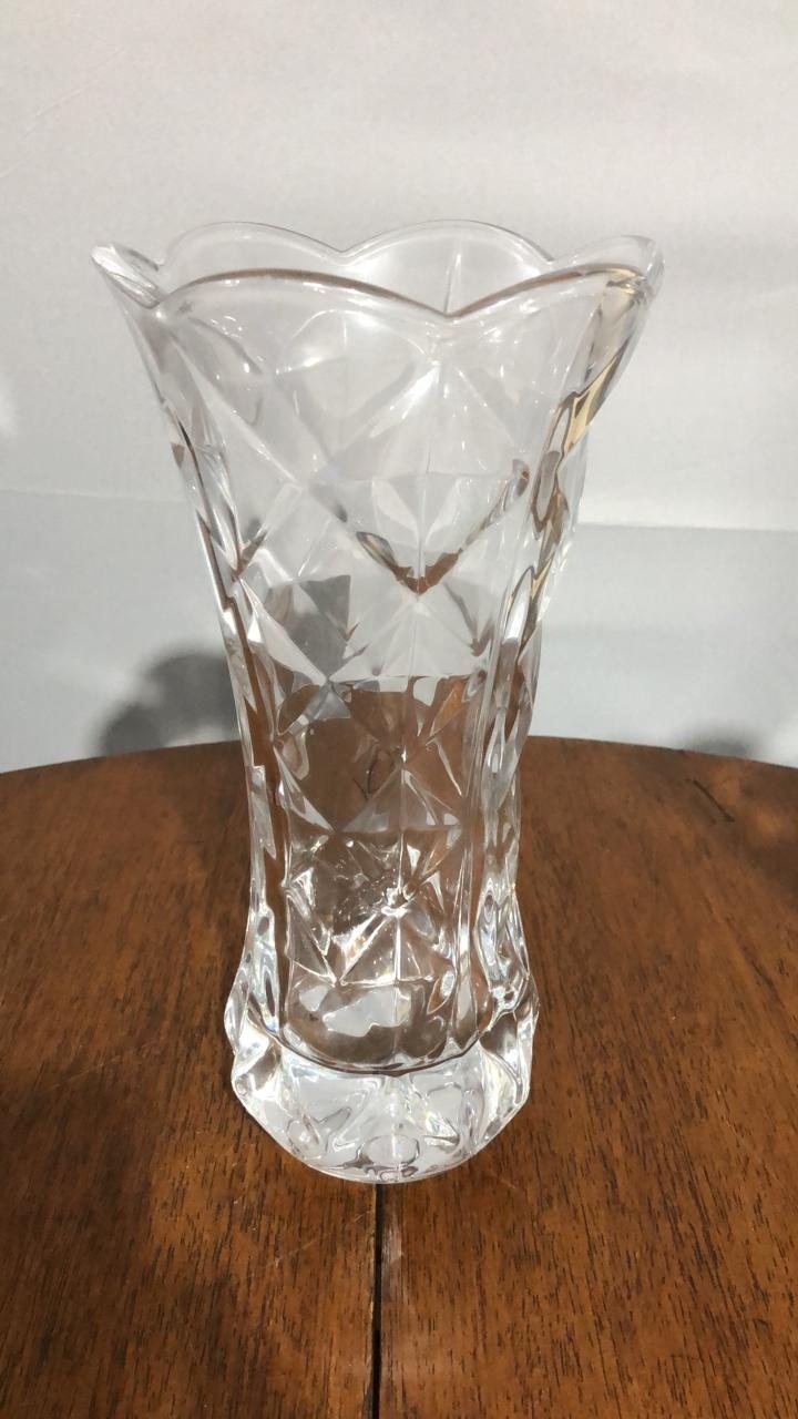 Vaso Cristal Pétala 15X29Cm - Beck Decorações
