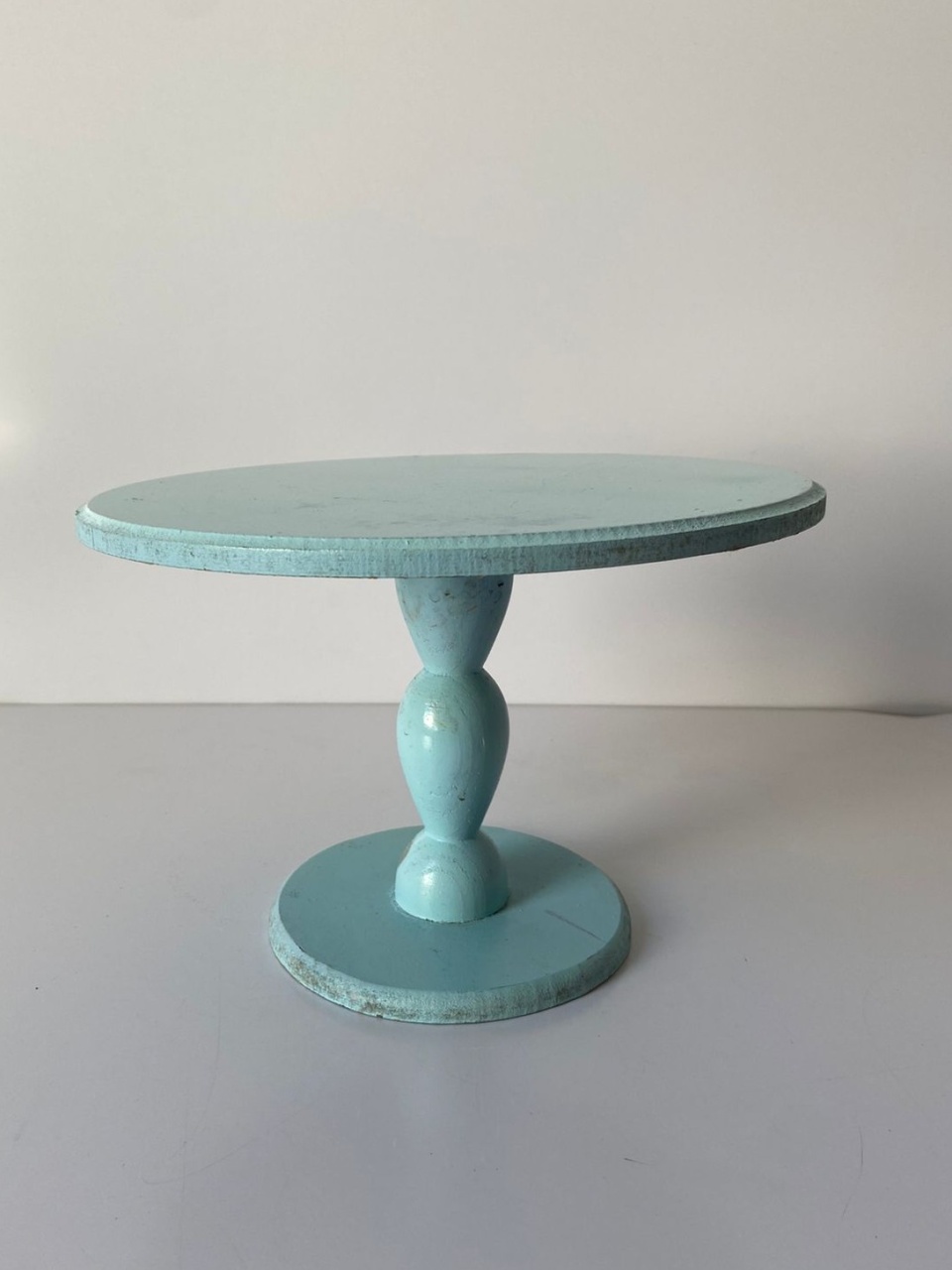Boleira de Madeira G Az Cl 15X17Cm - Beck Decorações