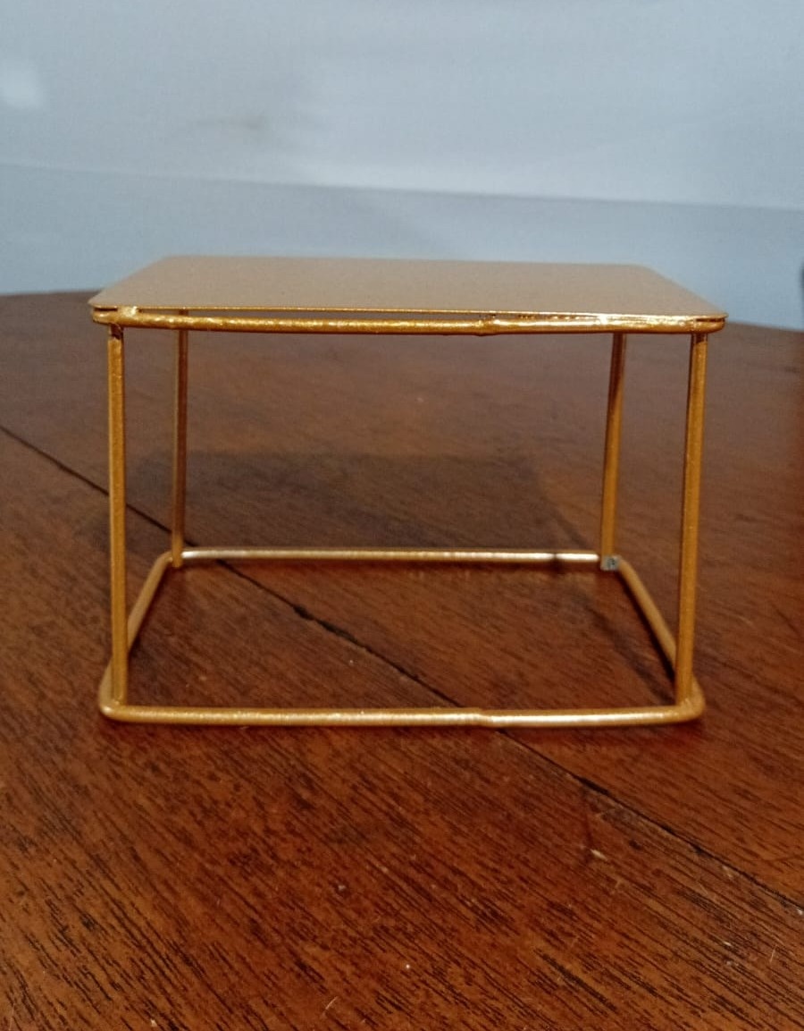 Bandeja Industrial Ret. 15X9,5Cm - Beck Decorações