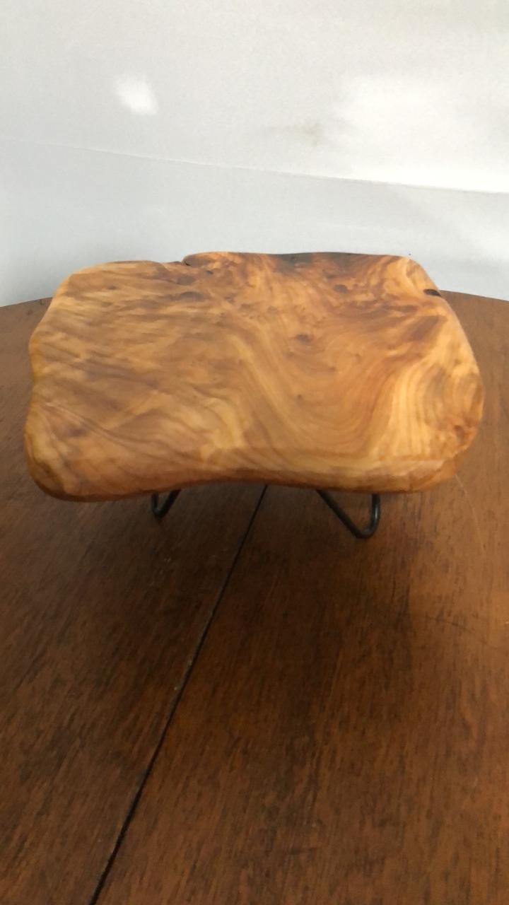 Bandeja Mad. Reta Aramado M 25X16Cm - Beck Decorações