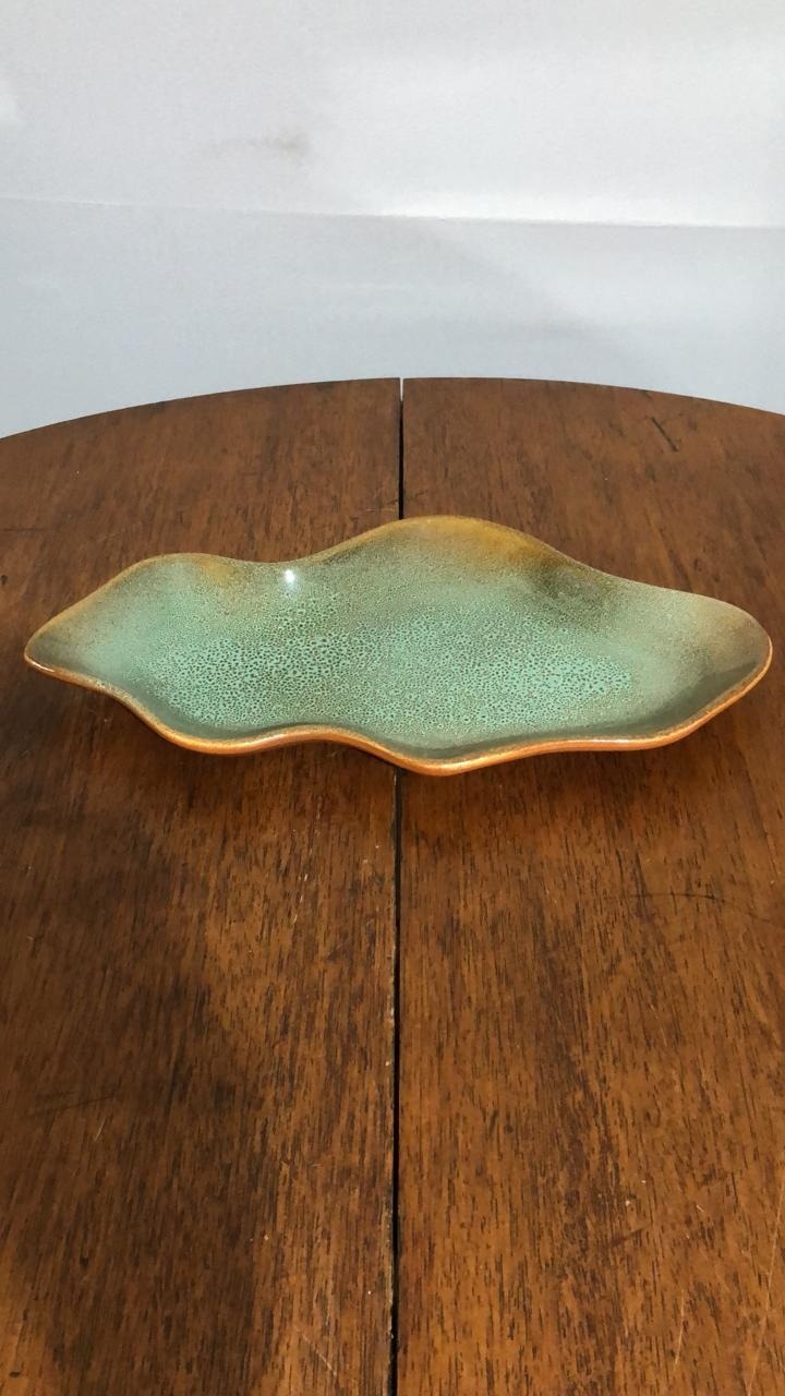 Bandeja Cerâmica Rúst. Vd 36,5X19Cm - Beck Decorações