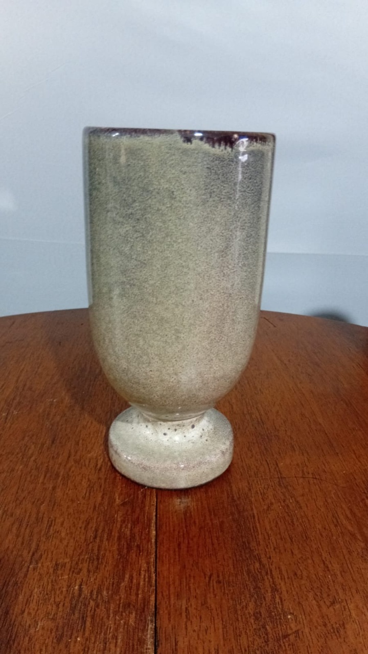 Vaso Gordo Marmorizado 13X27Cm - Beck Decorações