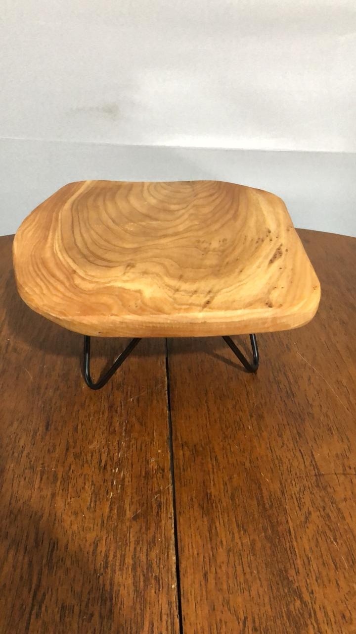 Bandeja Mad. Reta Aramado P 24X15Cm - Beck Decorações