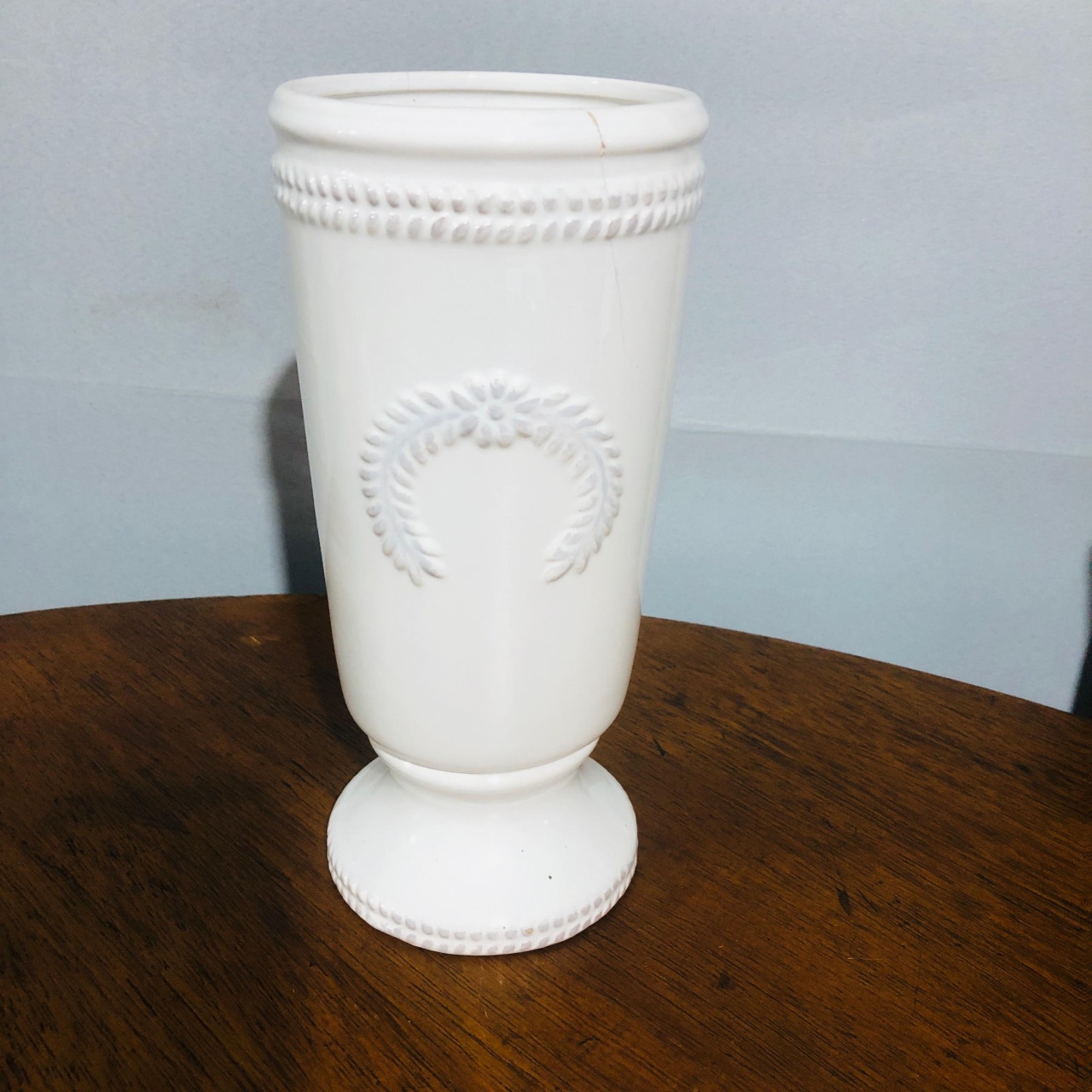 Vaso Realeza Flor Br M 10X25Cm - Beck Decorações