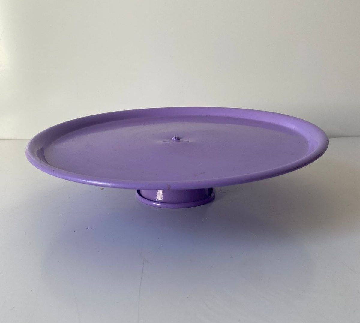 Boleira Redonda de Ferro G 19,5X7Cm - Beck Decorações