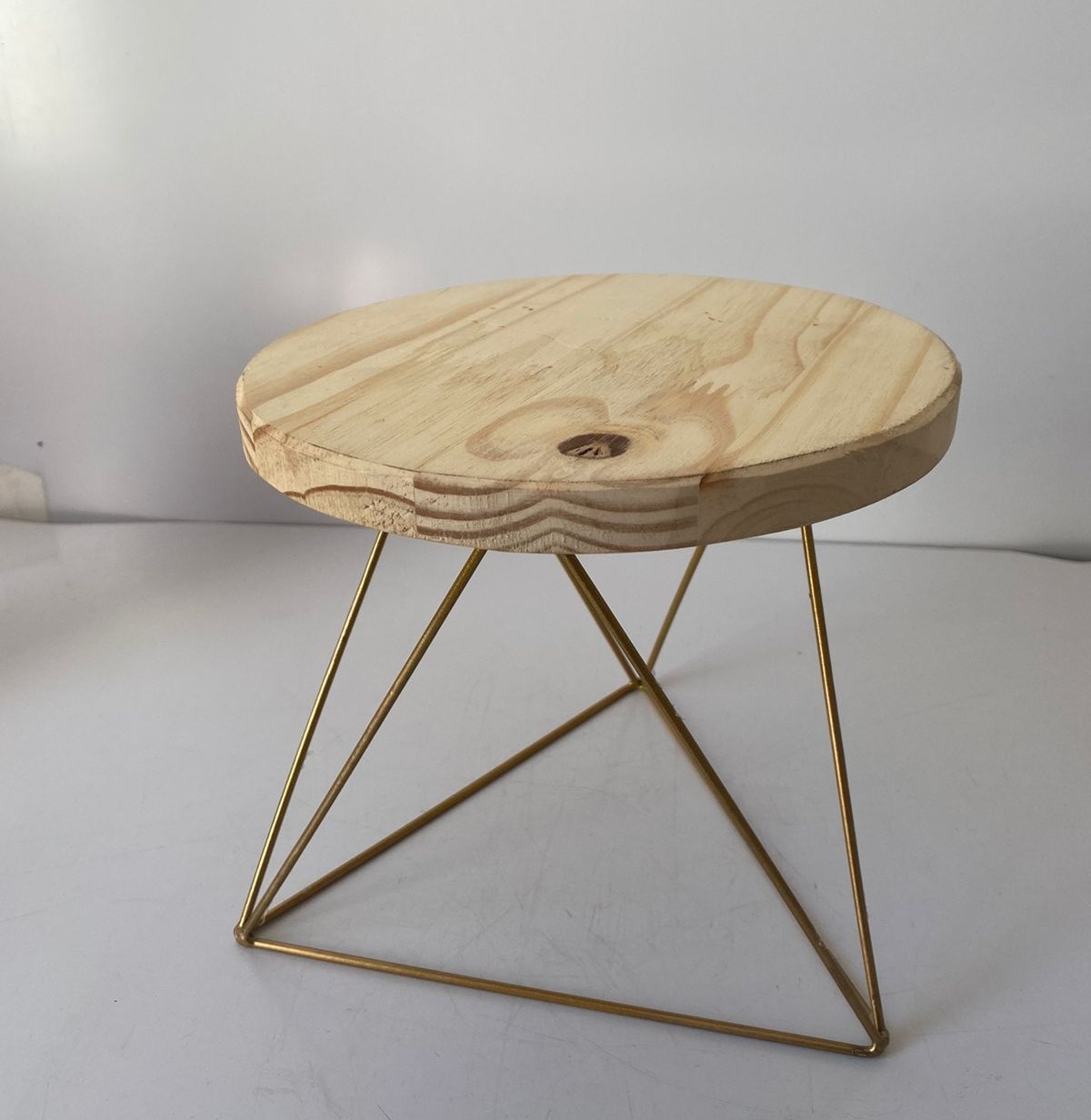Boleira Madeira G Pés Triangulo 22X20Cm - Beck Decorações