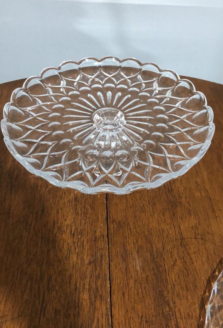 Boleira/Doce Cristal 32X13Cm - Beck Decorações