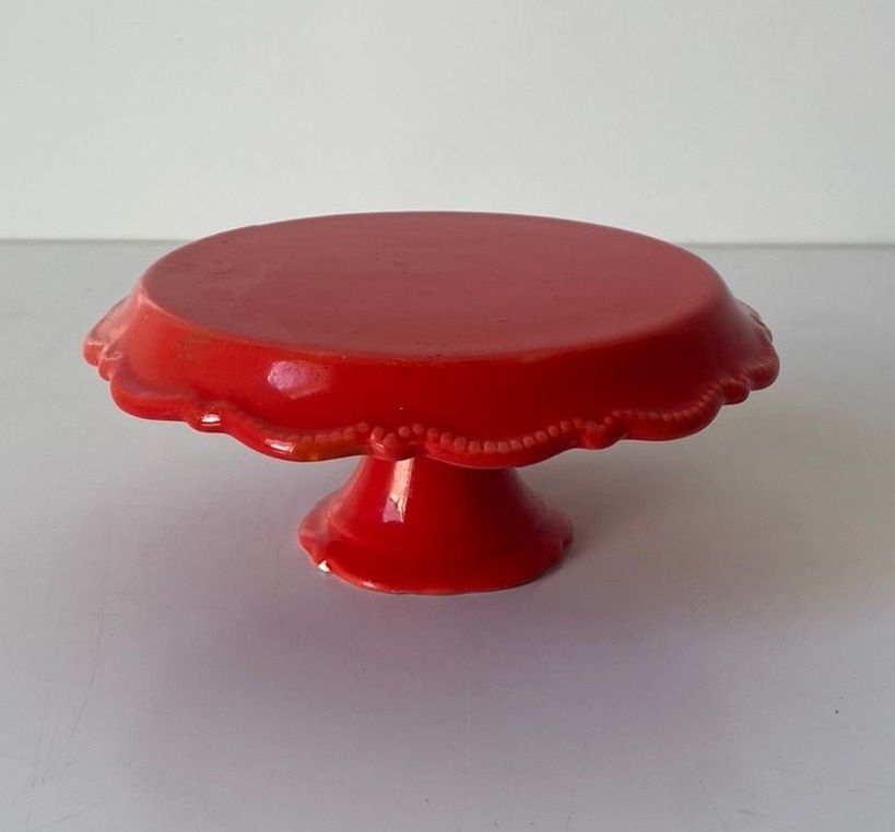 Peça Pp Babado Vermelha 15X7,5Cm - Beck Decorações