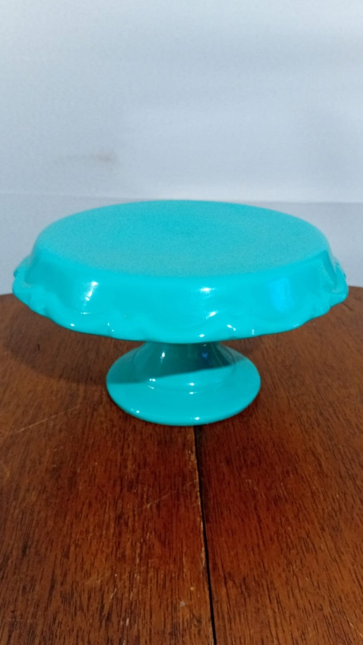 Boleira Babado Az Tif 26X14Cm - Beck Decorações