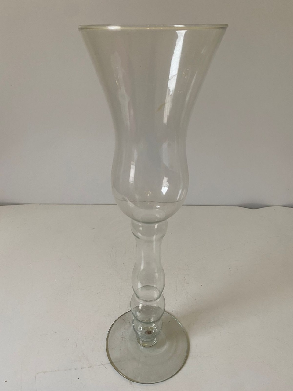 Taça Alta Pés Bolha 12X39Cm - Beck Decorações
