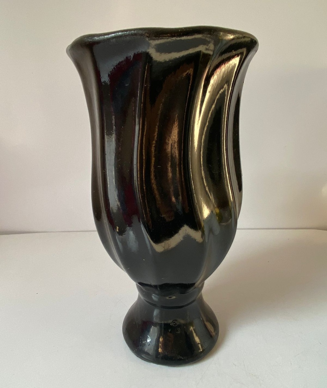 Vaso Tulipa Pr 21,5X26,5Cm - Beck Decorações