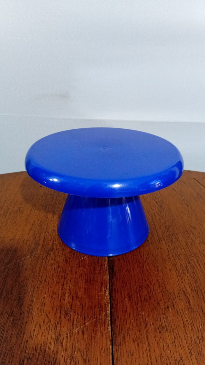 Boleira/Doce Cone Pl P Az Roi 18X11Cm - Beck Decorações