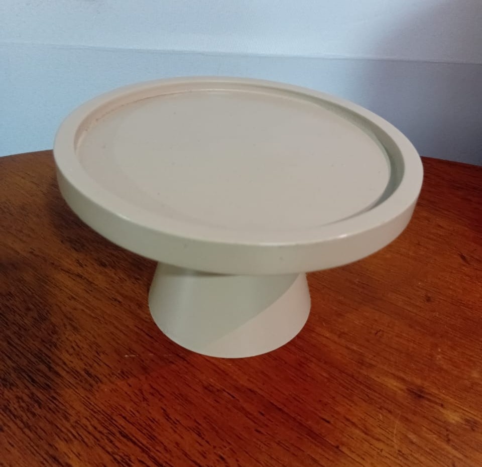 Boleira/Doce Trapézio Fd P 18X16X11Cm - Beck Decorações