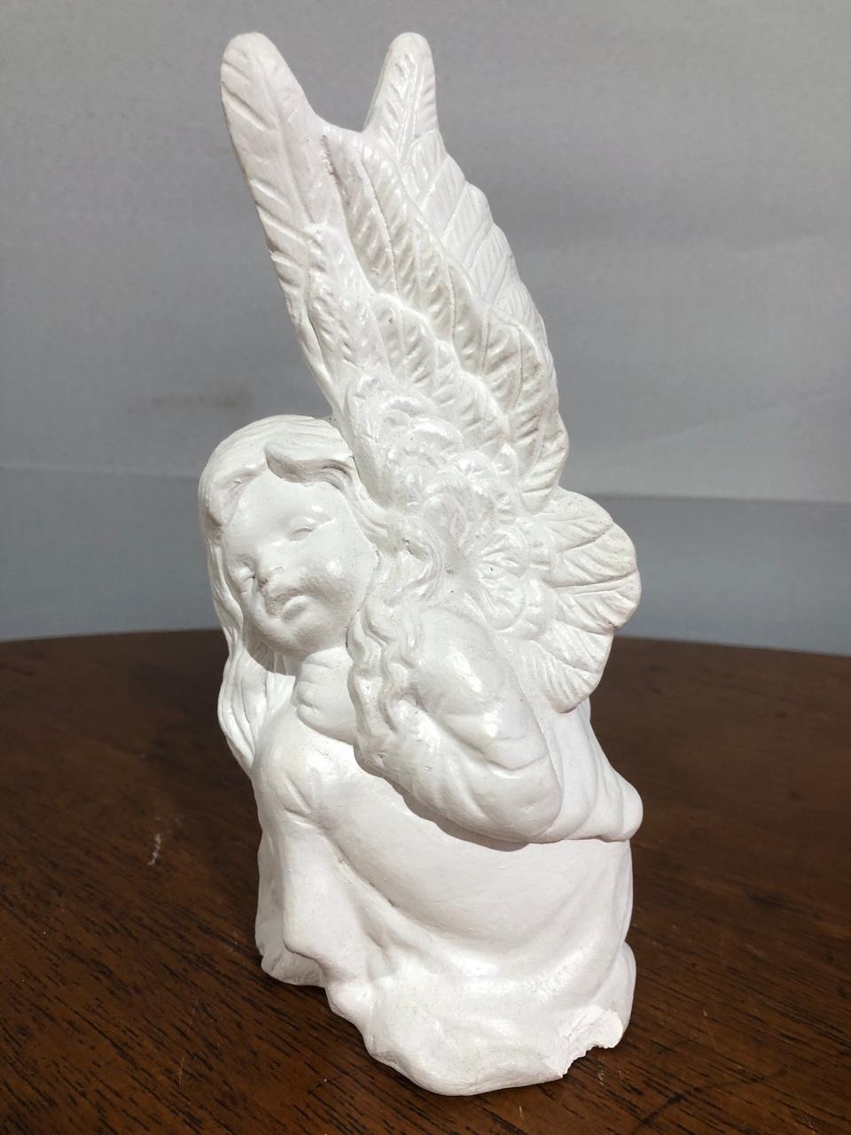 Anjo Encolhido 21,5X9,5Cm - Beck Decorações