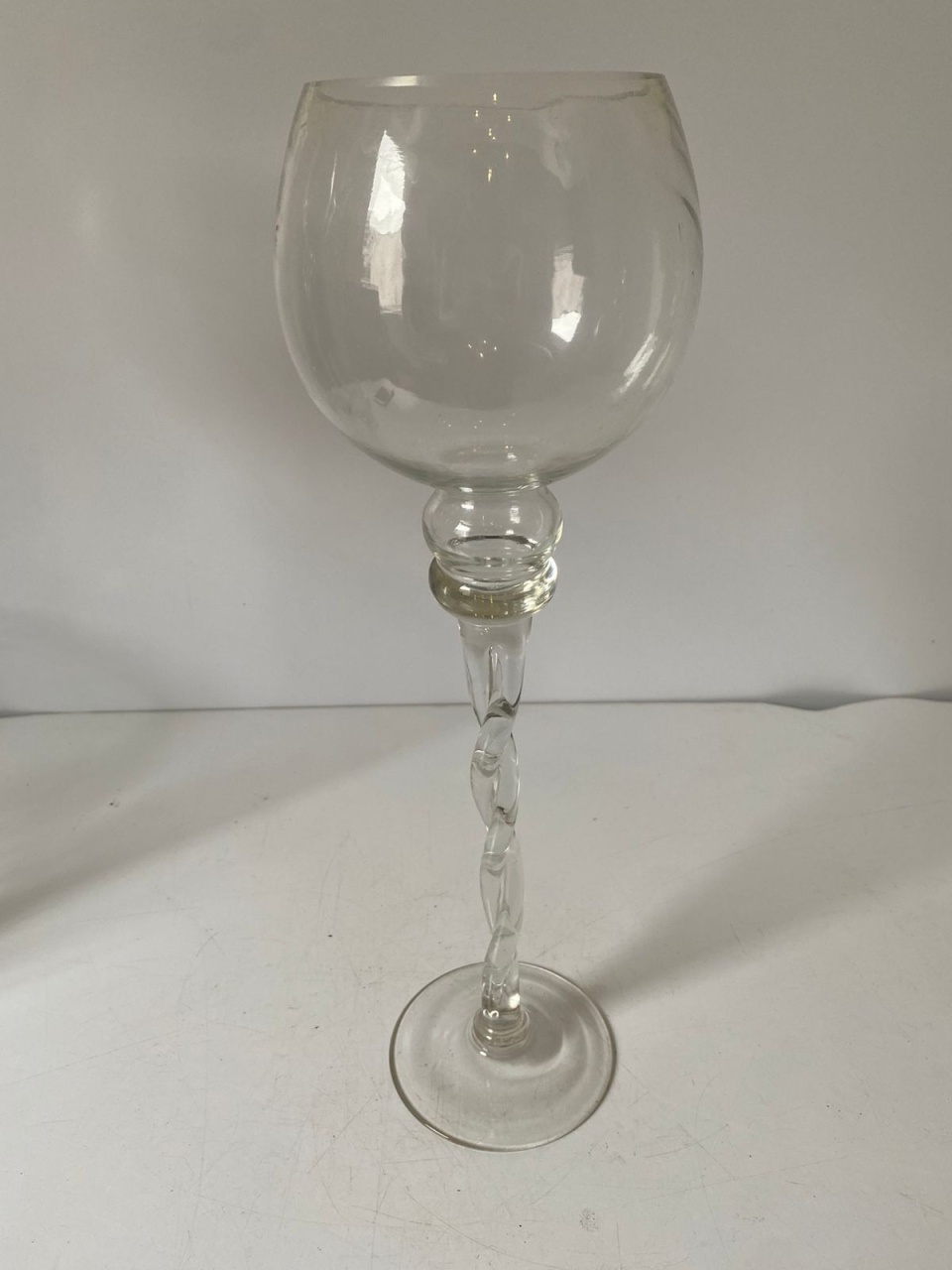 Taça Pés Trançado G 10X40Cm - Beck Decorações