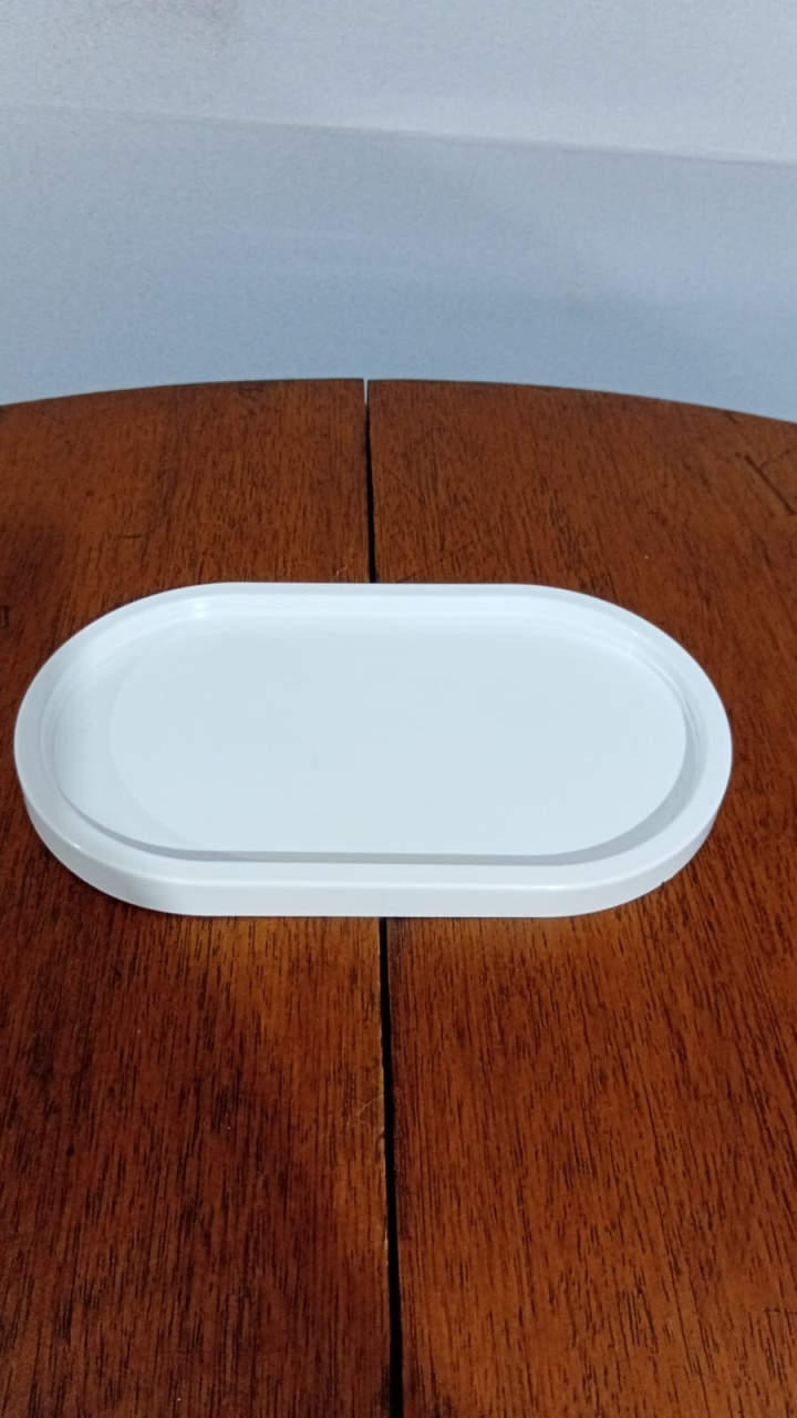 Bandeja Rasteira Pl 22,5X13Cm - Beck Decorações