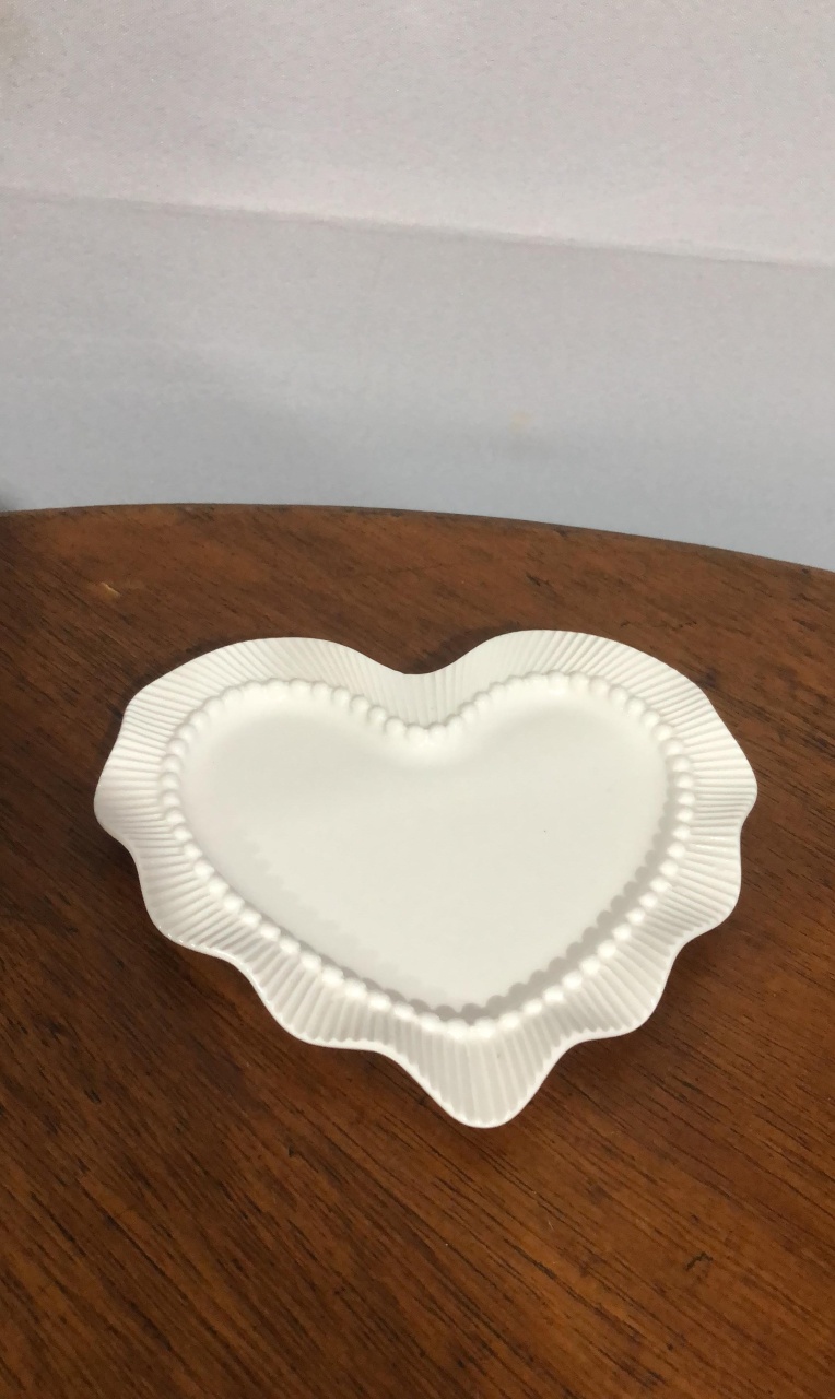 Bandeja Bx Coração Br 17X14Cm - Beck Decorações
