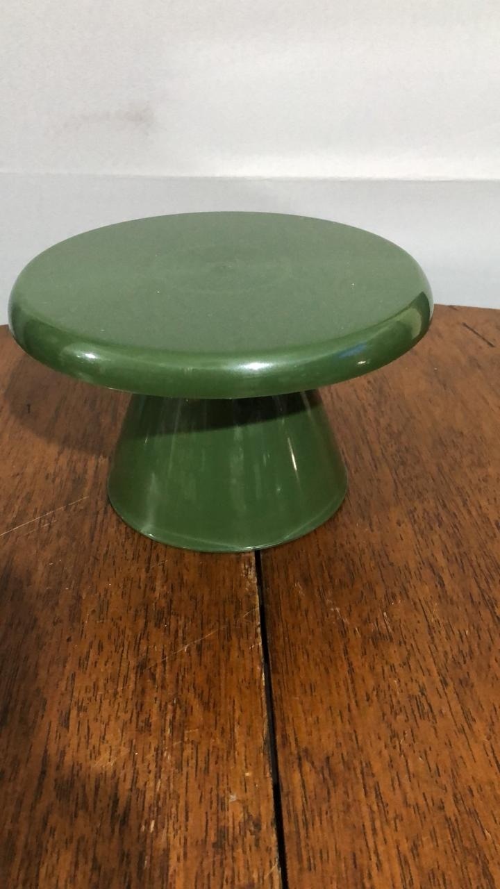 Boleira/Doce Cone Pl P Vd Musgo P 17,5X11Cm - Beck Decorações