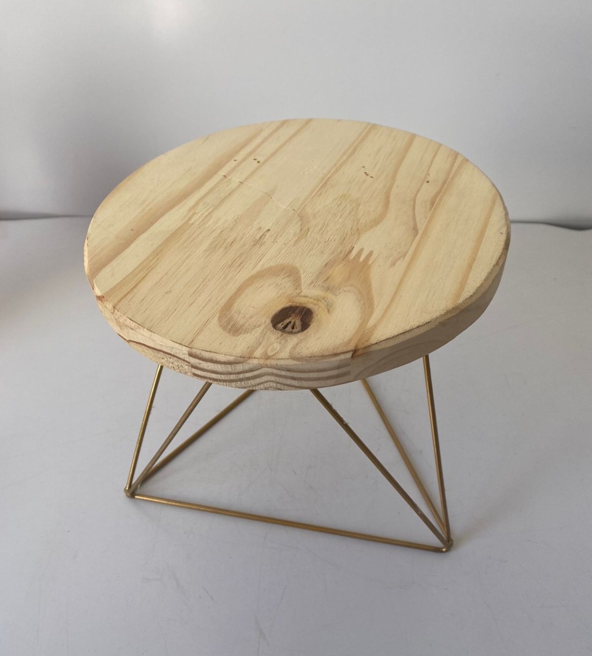 Boleira Madeira M Pés Triangulo 22X16Cm - Beck Decorações