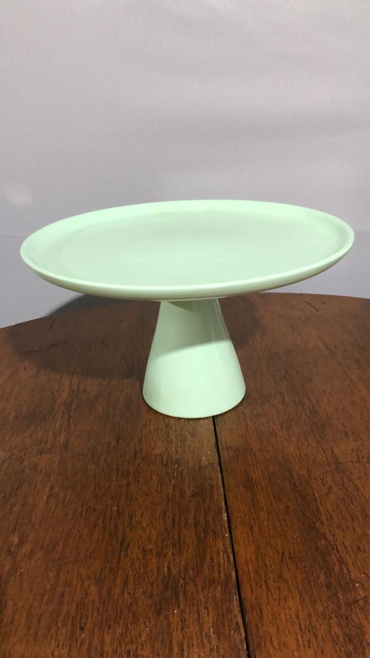 Boleira/Doce Cerâmica Vd 32X21Cm - Beck Decorações