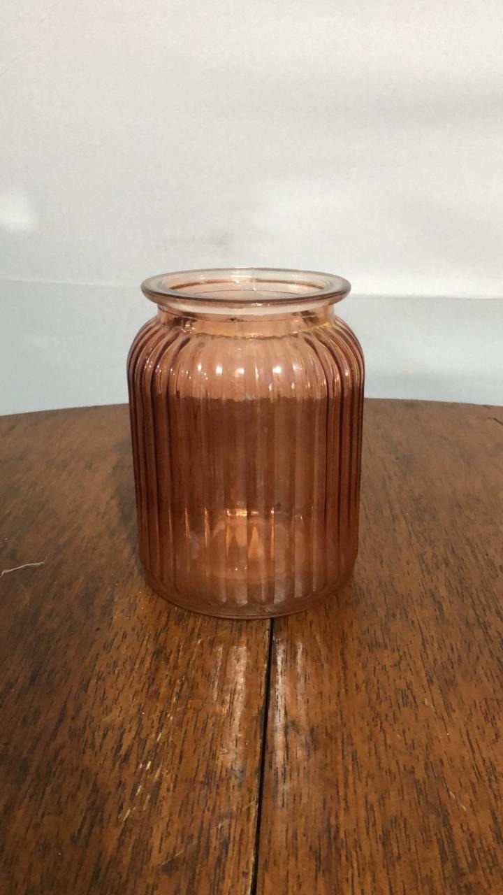 Vaso de Vidro Bojudo Risc. G Mr 10X16M - Beck Decorações