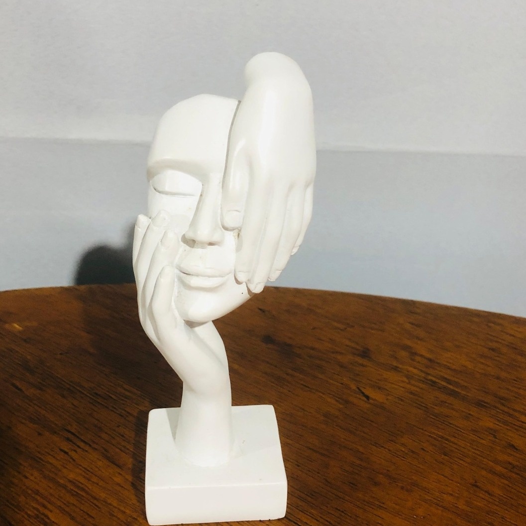 Face Mão 2 Mãos Br 17,5X6Cm - Beck Decorações