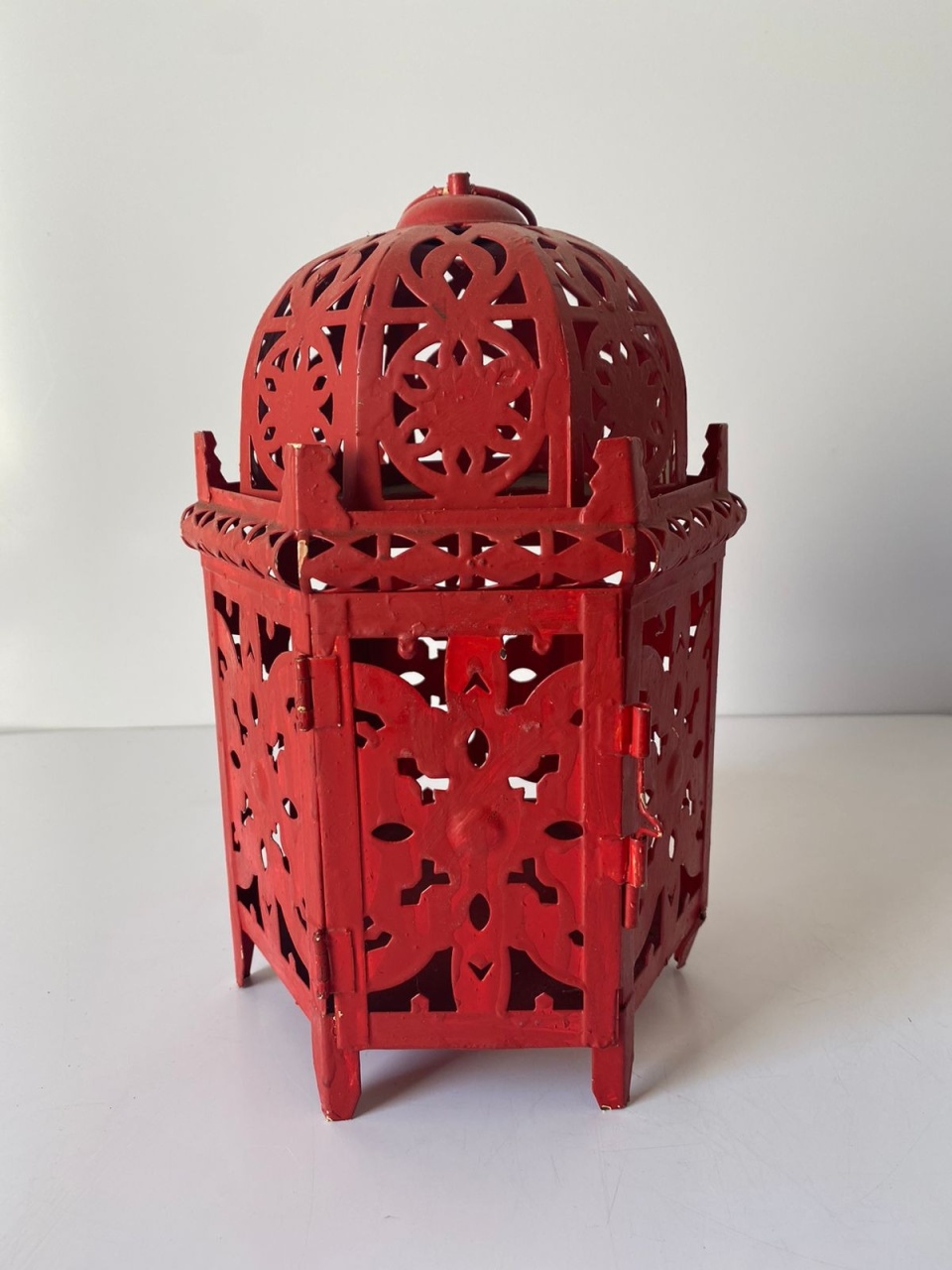 Lamparina Turca Vermelha 20X27Cm - Beck Decorações