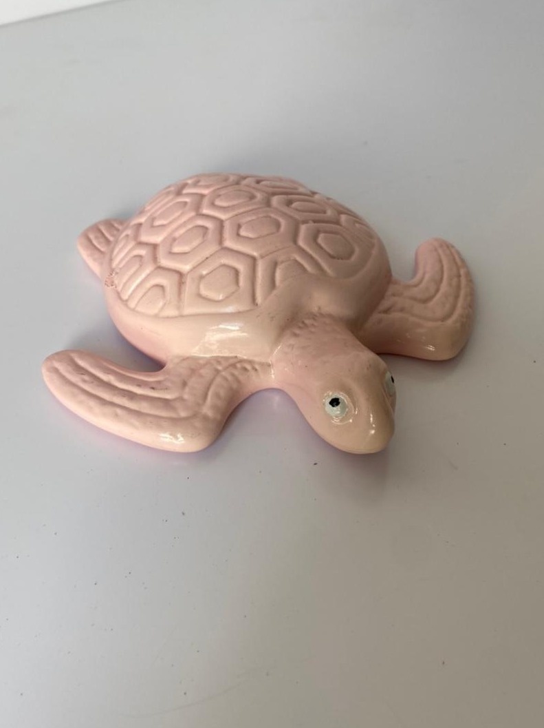 Tartaruga Rosa P - Beck Decorações