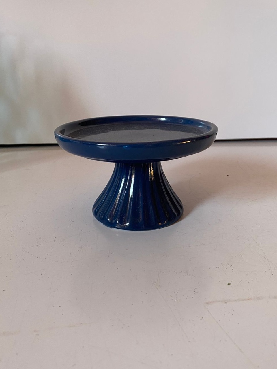 Suporte Pés Frisado P Az Esc 12X7Cm - Beck Decorações