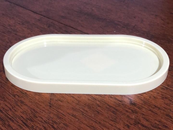 Bandeja Rasteira Am Claro Pl 22,5X13Cm - Beck Decorações