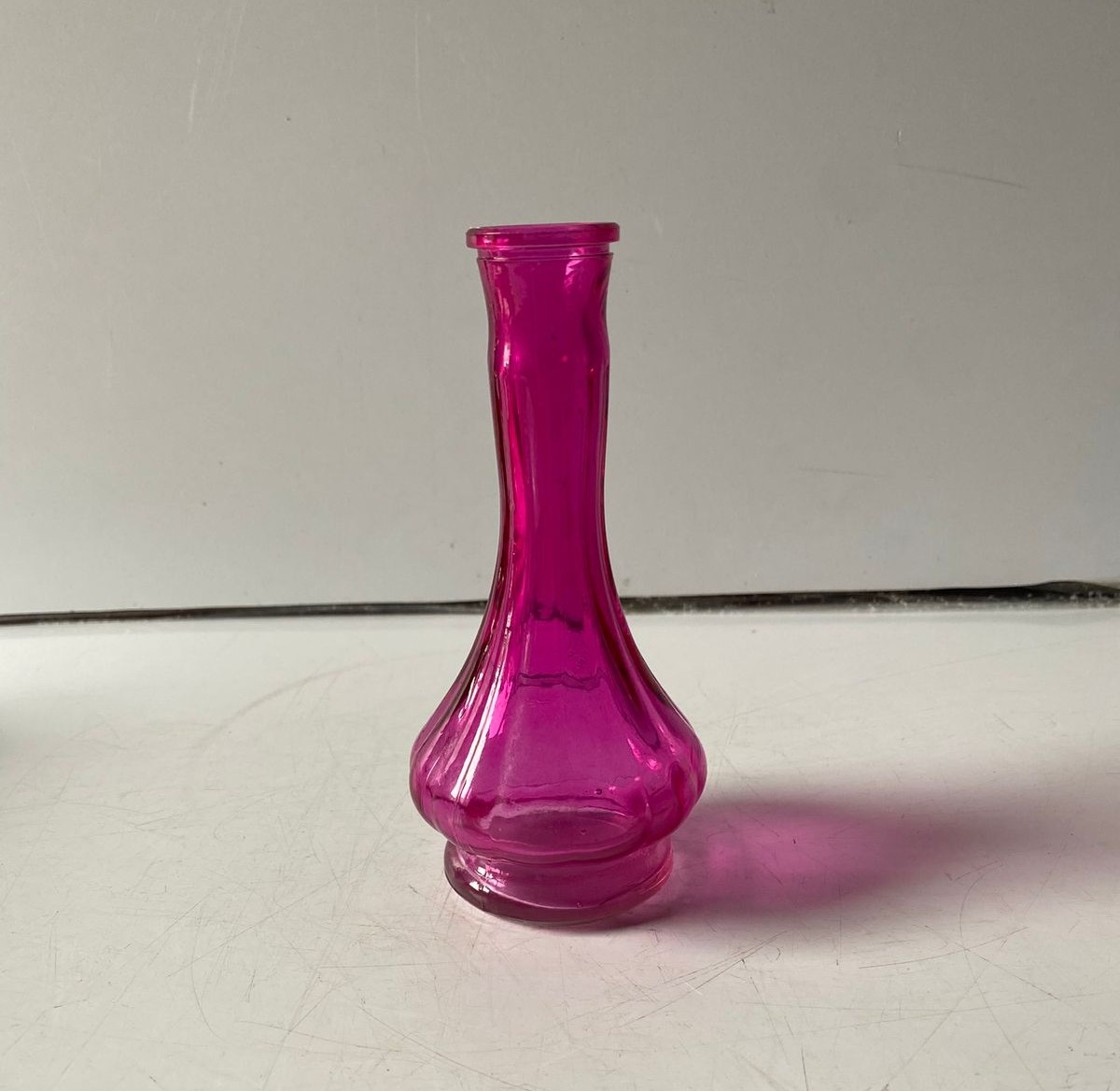 Garrafa Aladin Cristal Rosa Pp 3X15Cm - Beck Decorações