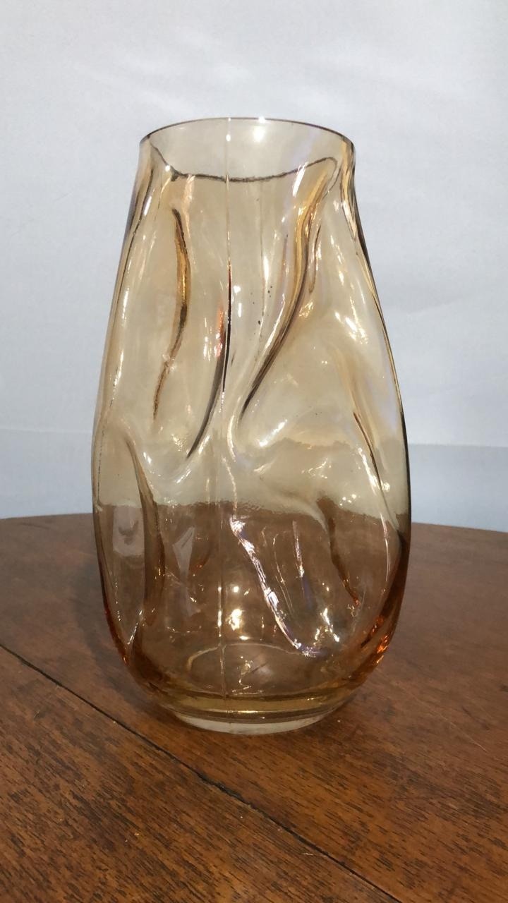Vaso Vidro Bojudo Torto 27X19Cm - Beck Decorações