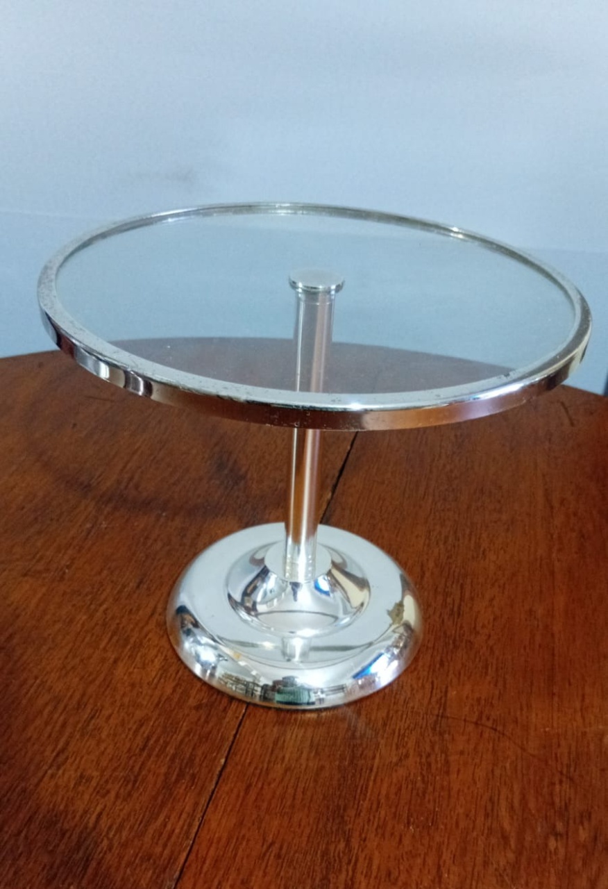 Boleira Vidro Prt 25X21,5Cm - Beck Decorações