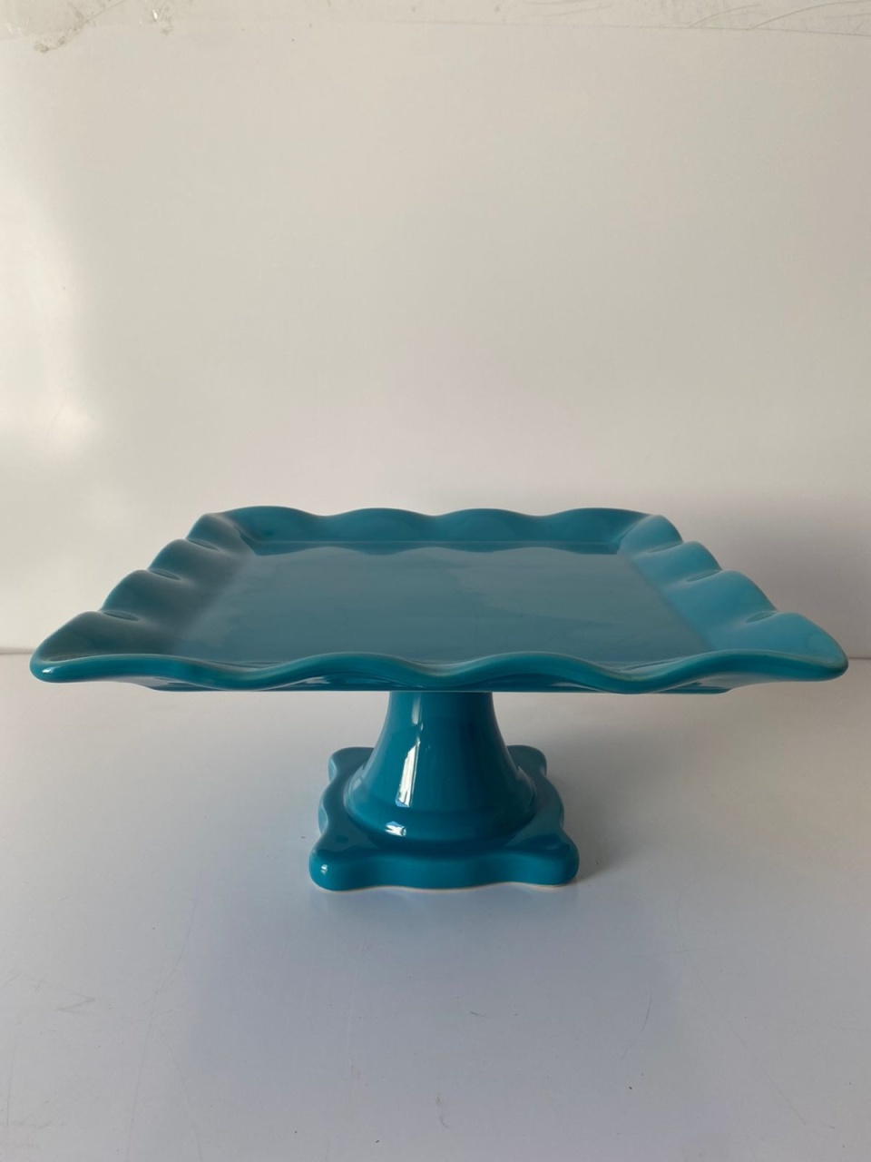 Peça Quadr. Alta G Az Oceano C/Pé 28X13Cm - Beck Decorações