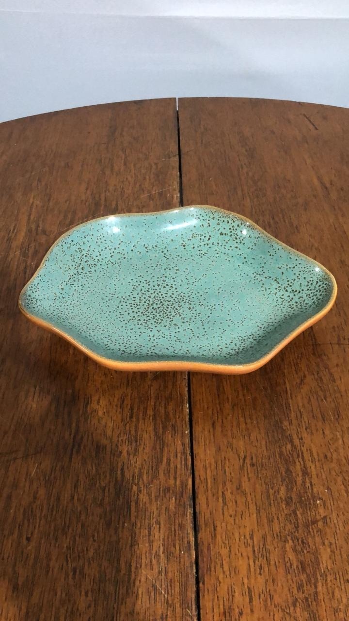 Bandeja Cerâmica Rúst. Vd 25X18Cm - Beck Decorações