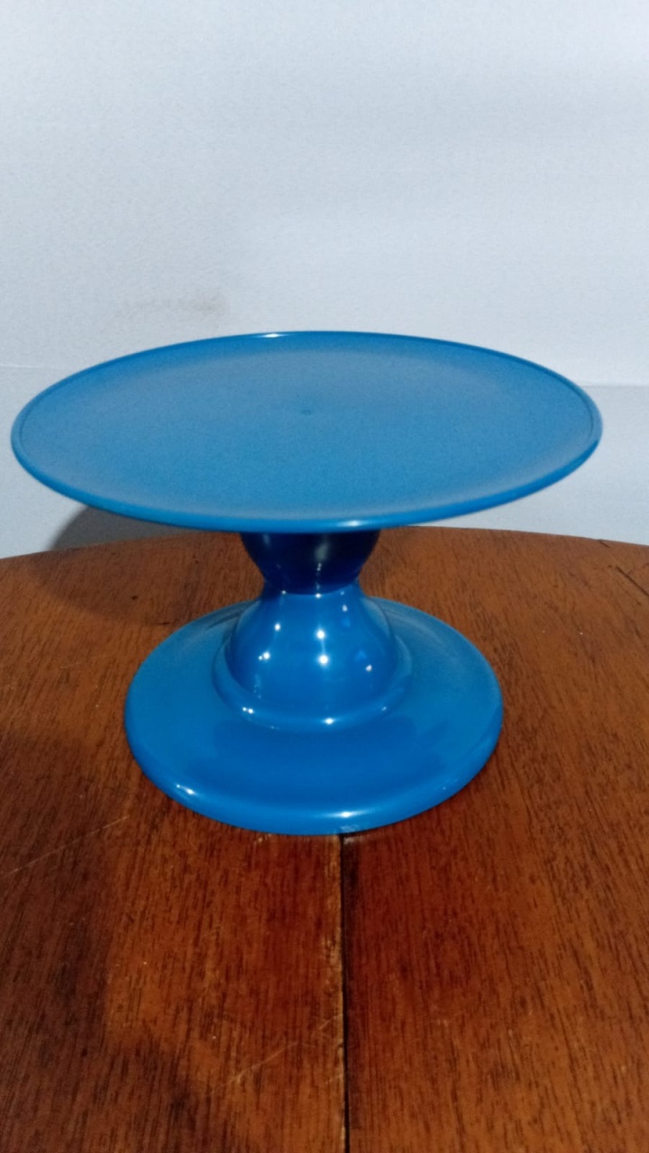 Boleira de Lata Az 22X14,5Cm - Beck Decorações