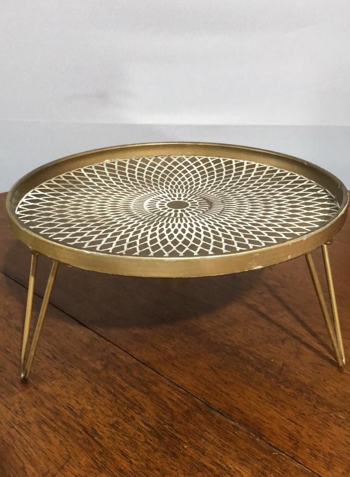 Boleira de Ferro Luar 28X13,5Cm - Beck Decorações