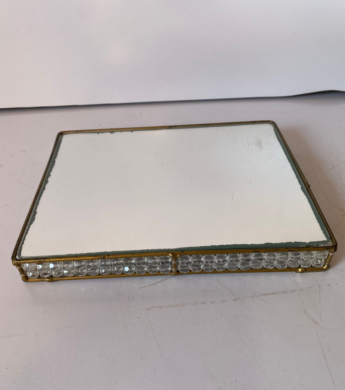 Bandeja Espelhada G Dou 40X20X4Cm - Beck Decorações
