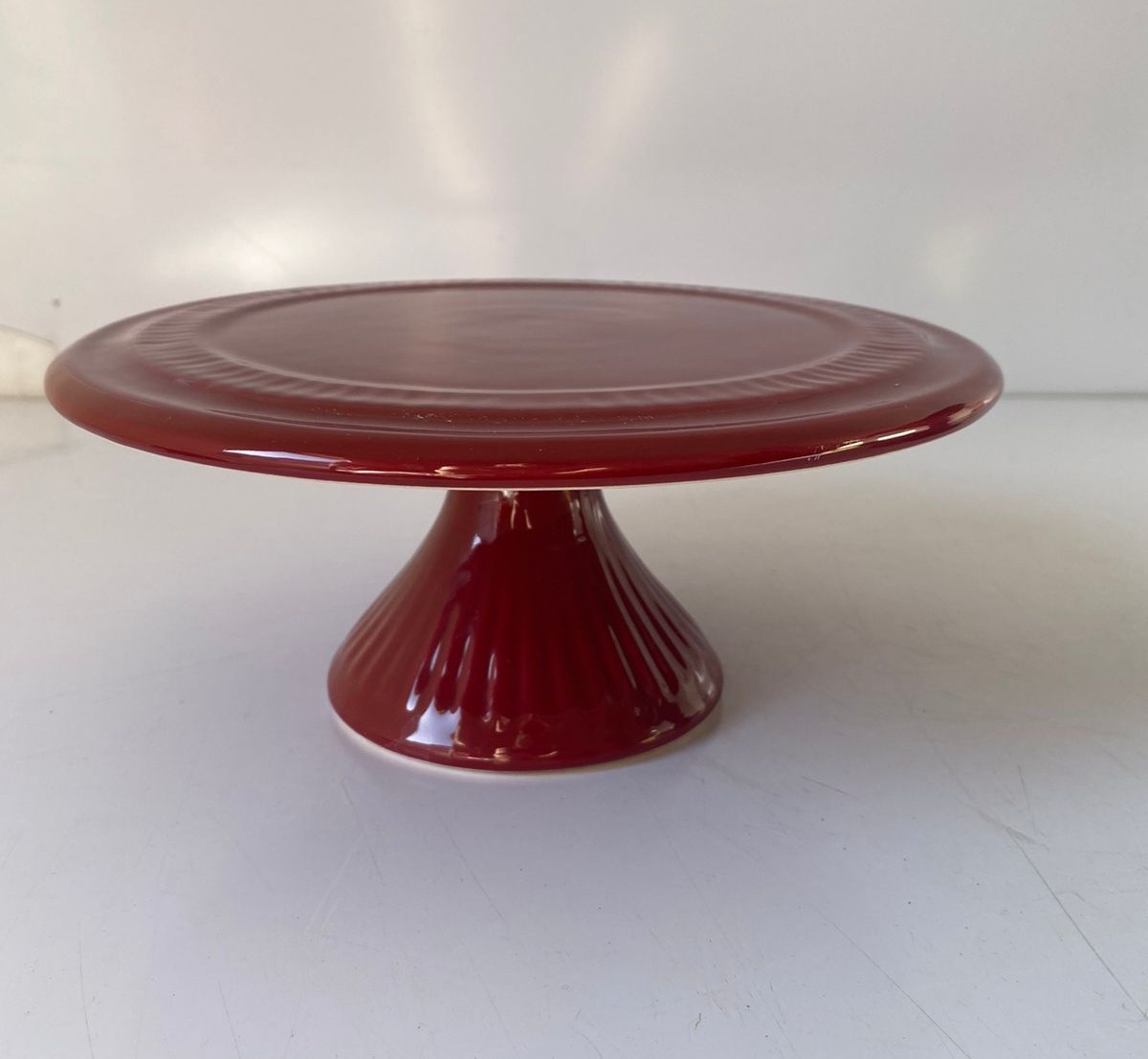 Peça P Alta Pés Frisado Marsala 22X10Cm - Beck Decorações
