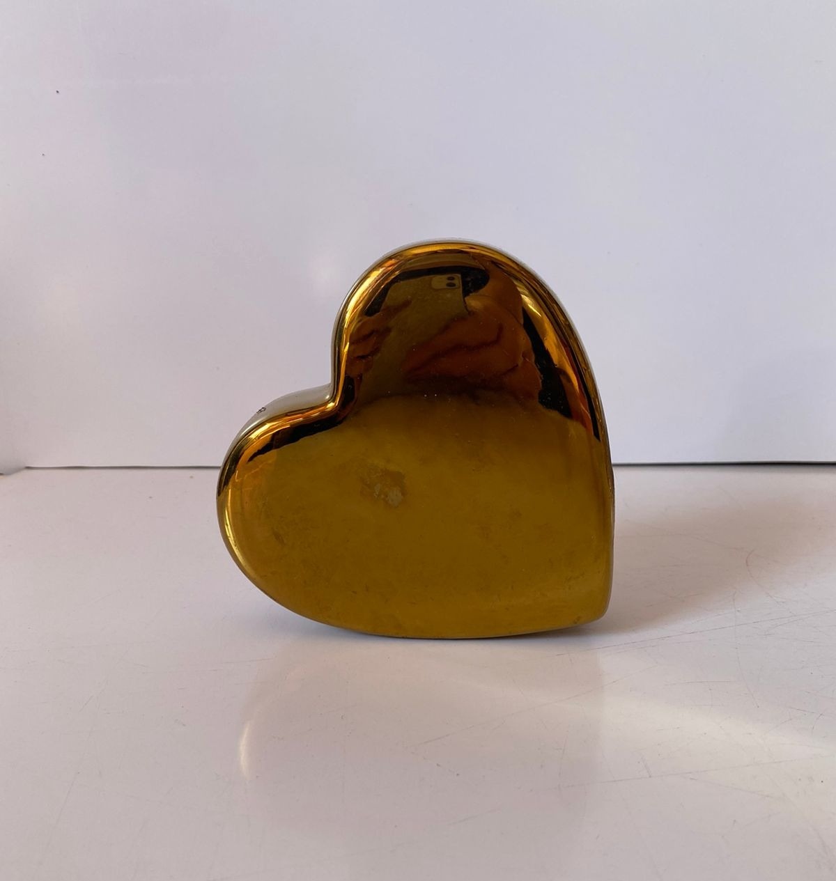 Coração Dourado 12X12Cm - Beck Decorações