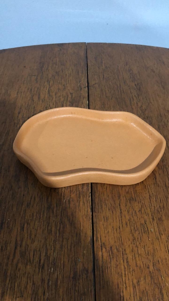 Bandeja Cerâmica Terr 20X11X2Cm - Beck Decorações