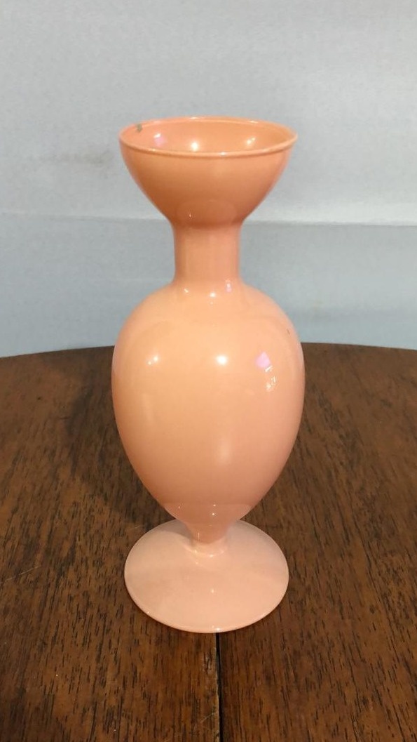 Vaso Bojudo Salmão 6X20Cm - Beck Decorações